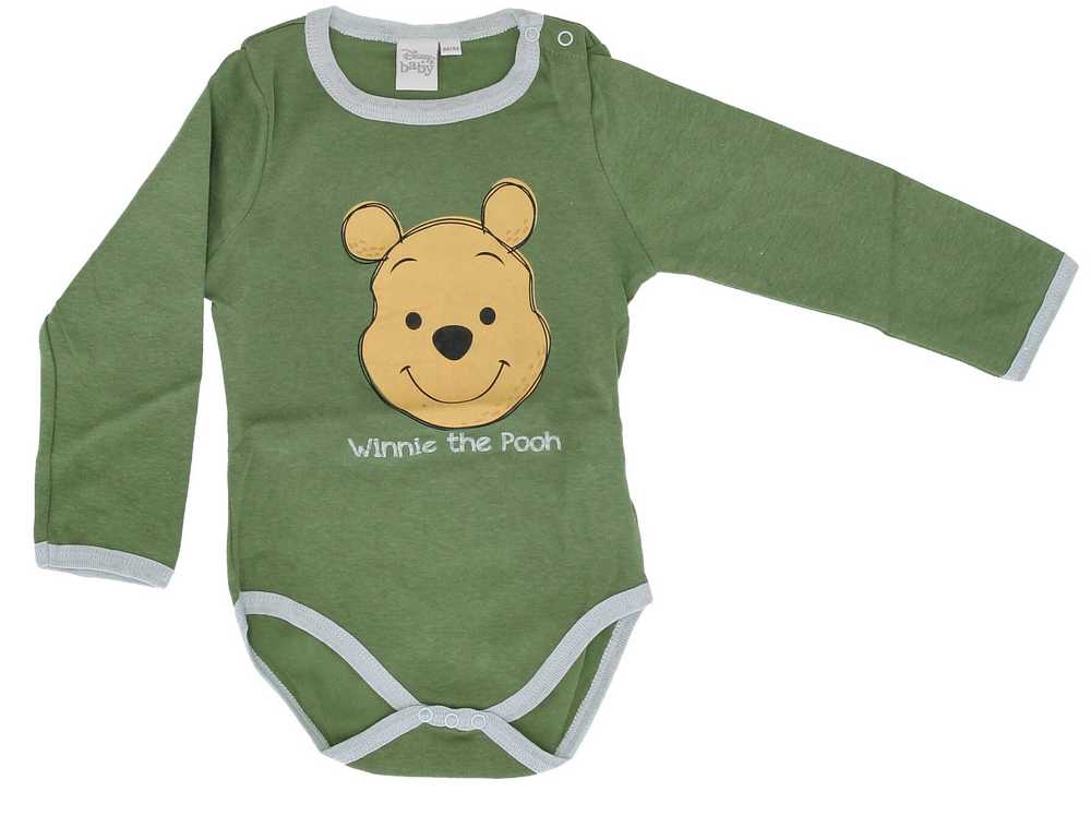 Dětské body medvídek Pú vel. 62/68 dvojbalení