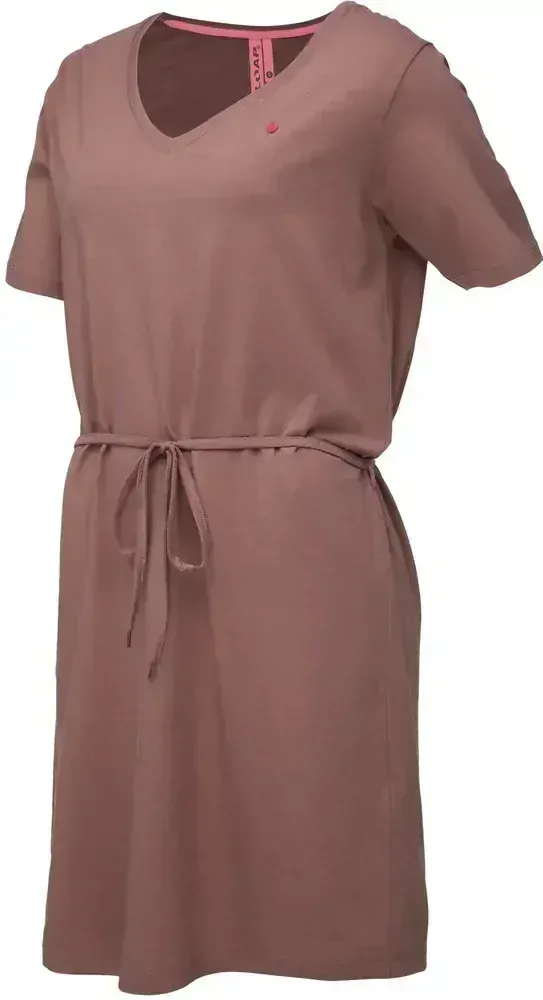 Dámské šaty Loap Abzoka vel. S-XL tmavší odstín fialovohnědý