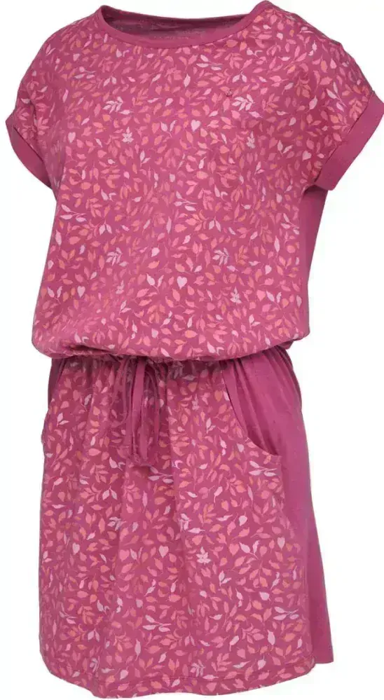 Dámské šaty Loap Aslaris tmavě růžové