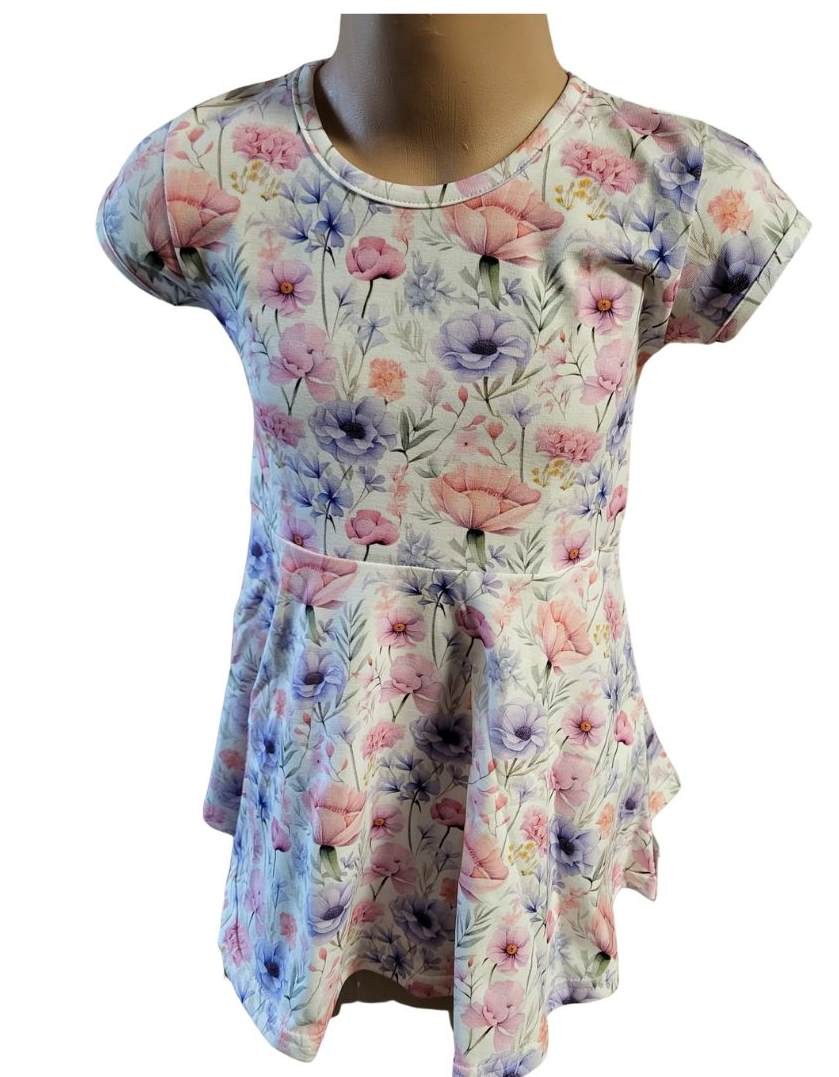 Dívčí šaty Betty mode luční kvítí