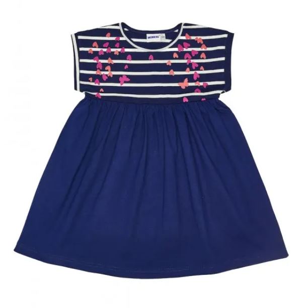 Dívčí šaty Winkiki Love Paris tmavě modré