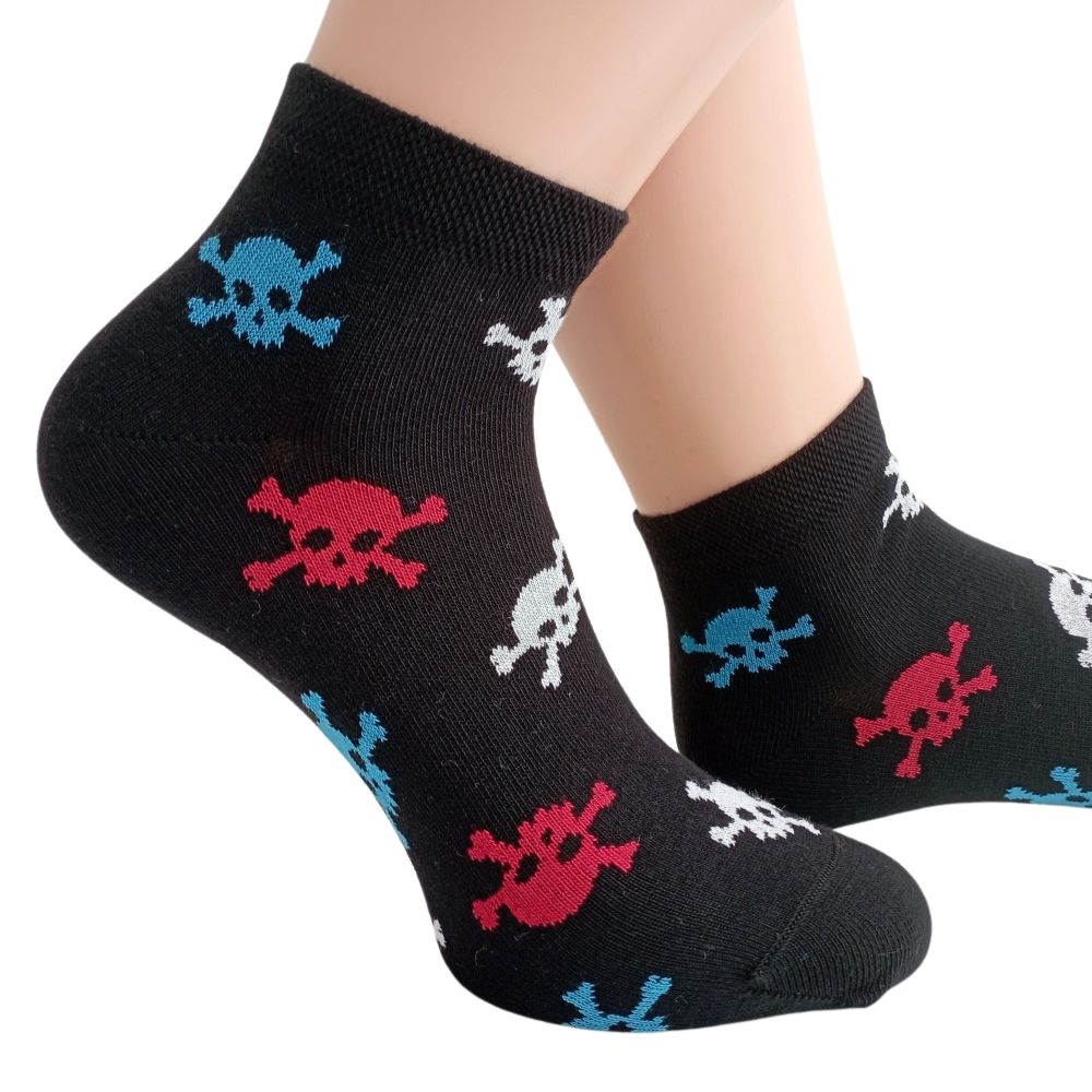 České chlapecké/pánské ponožky REBEL černé