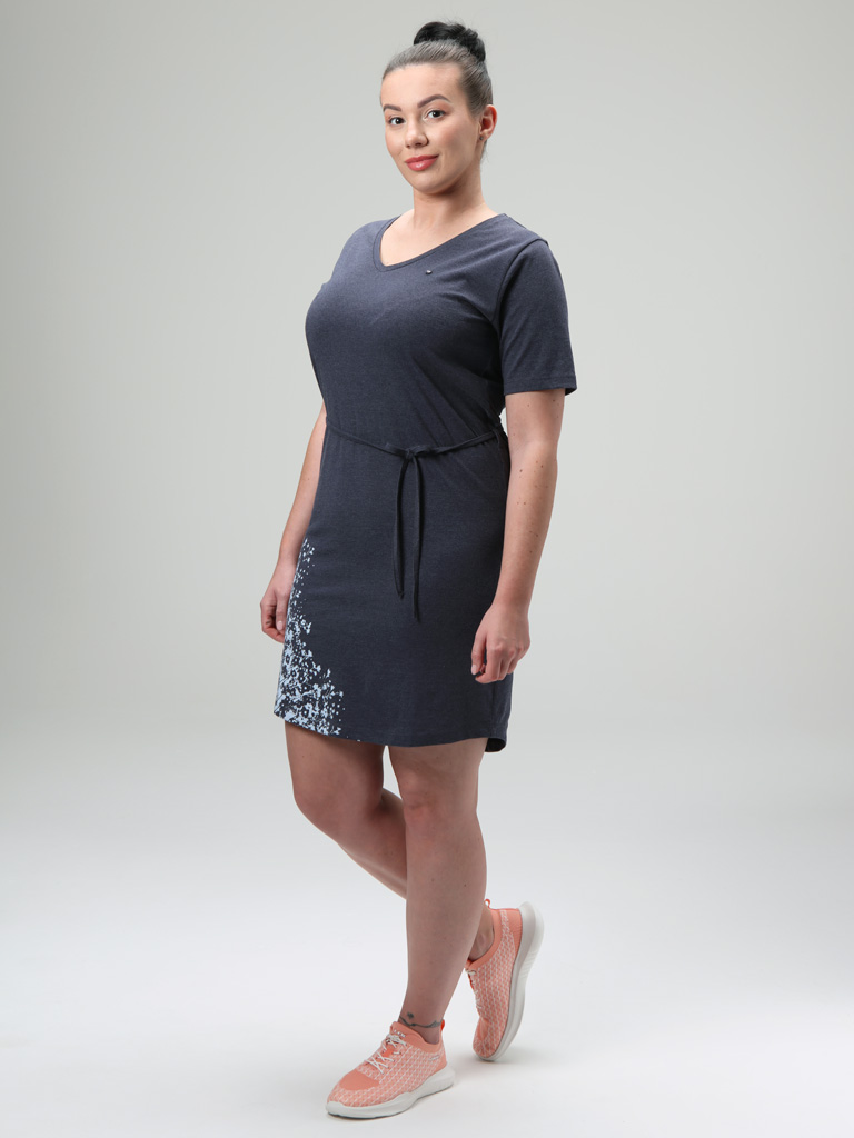 Dámské šaty Loap Aurora tmavě vel. S-XL modré