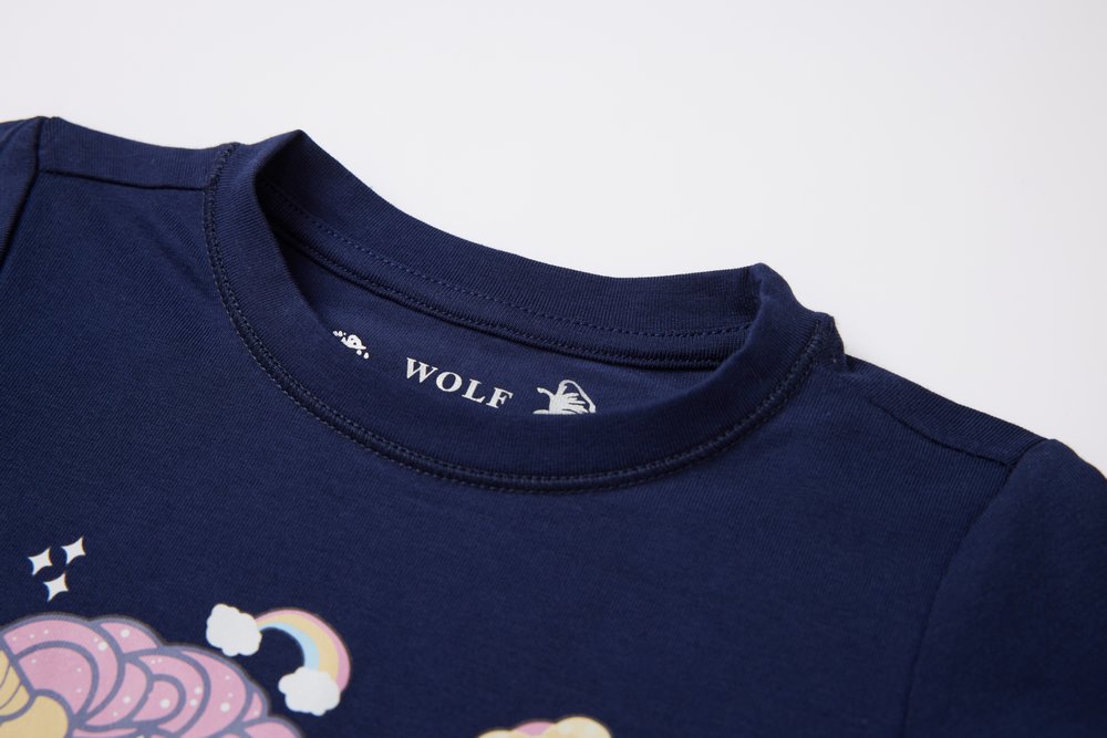 Dívčí triko Wolf S2441A tmavě modré