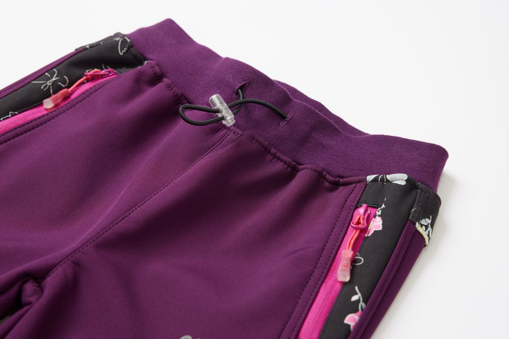 Dívčí softshellové kalhoty Wolf s fleecem B2491 černé