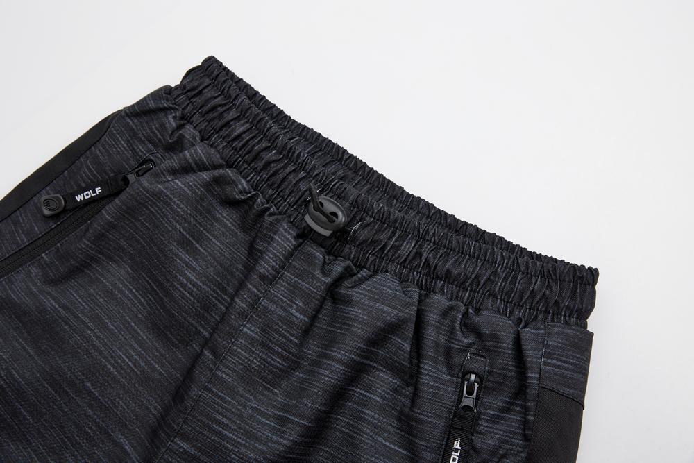 Dětské zimní kalhoty Wolf s fleecem B2470 šedý melír žíhaný PRO HUBEŇOURY