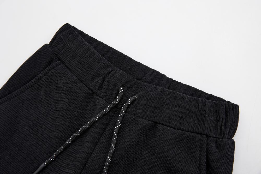 Chlapecké zateplené manšestrové kalhoty Wolf T2426 černé s bagrem