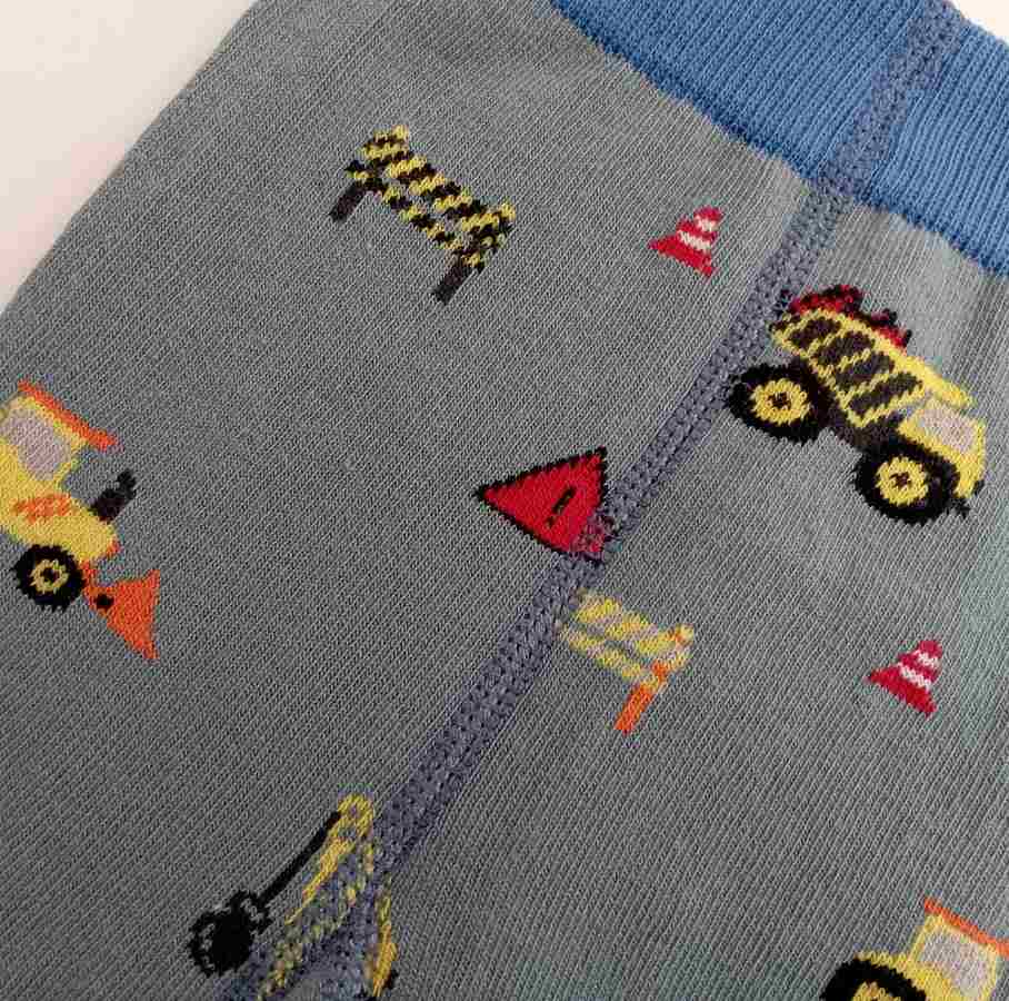 Punčocháče Trepon STAVBA šedomodré