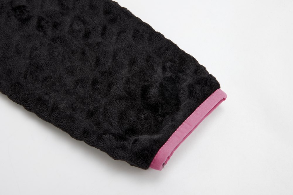 Dívčí mikina Wolf B2450 huňatá černá 