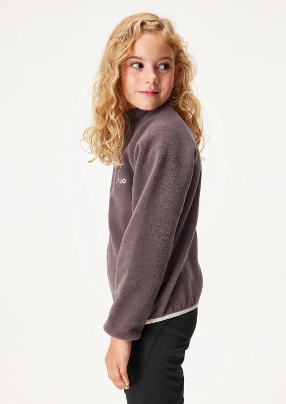 Dívčí fleecová mikina Unuo hnědá