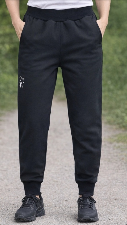 Dětské softshellové kalhoty Sport Esito s fleecem černé