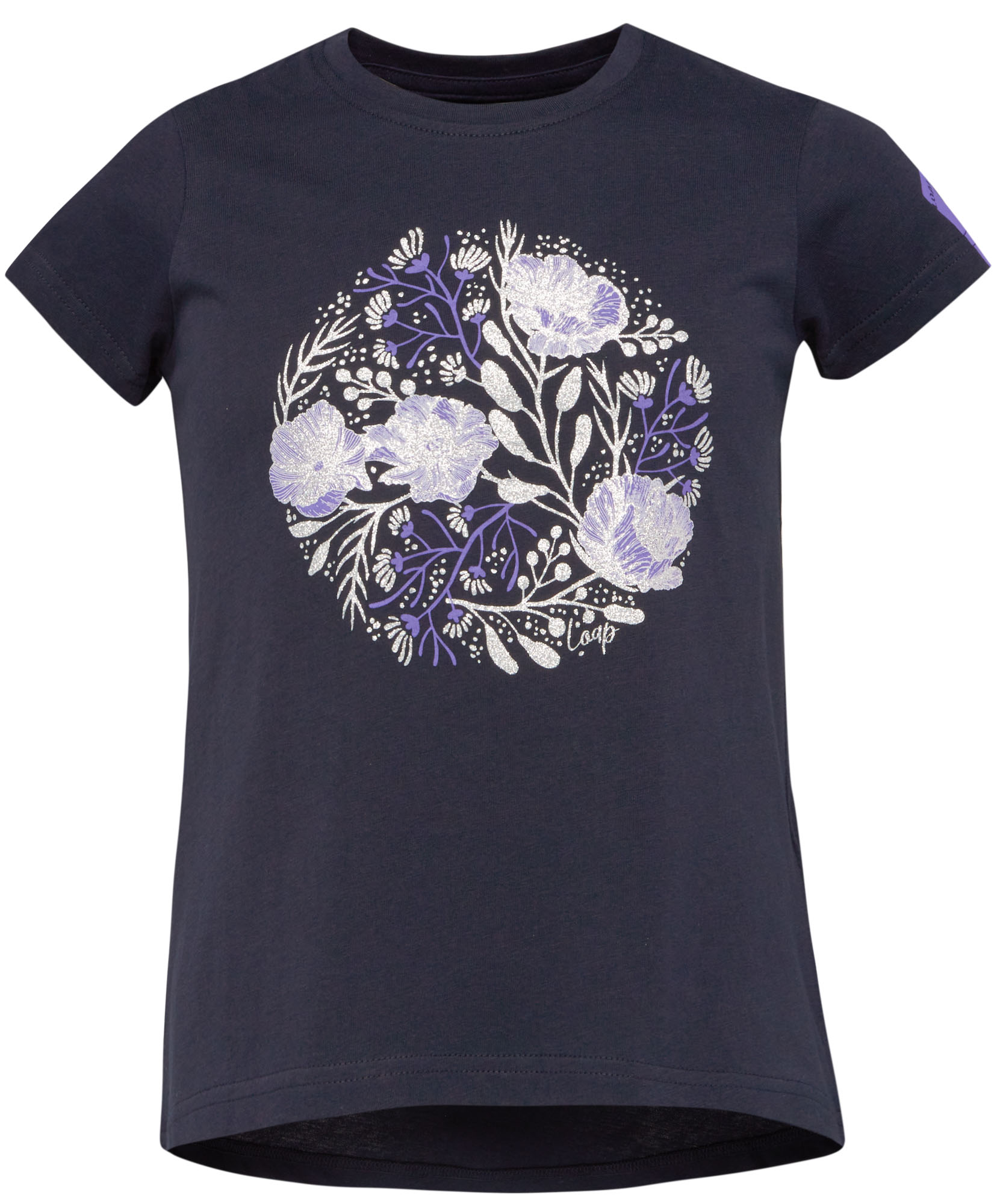 Dívčí tričko Loap Besla tmavě modré