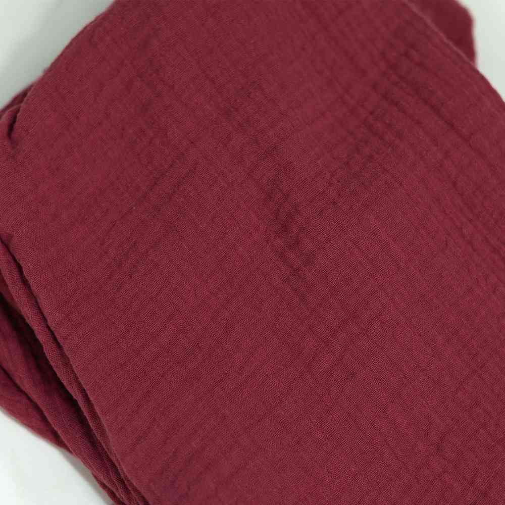 Mušelínové dívčí šaty Esito rubínové