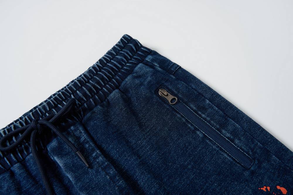 Sportovní kalhoty Wolf T2562B - imitace rifloviny modré