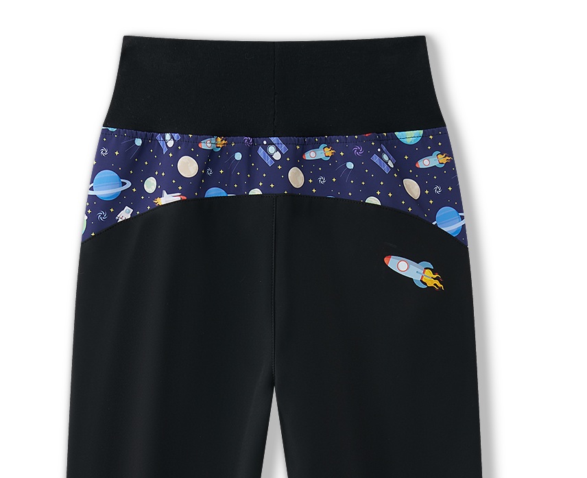 Chlapecké softshellové kalhoty Wolf B2585 (JARNÍ bez fleecu) černé vesmír