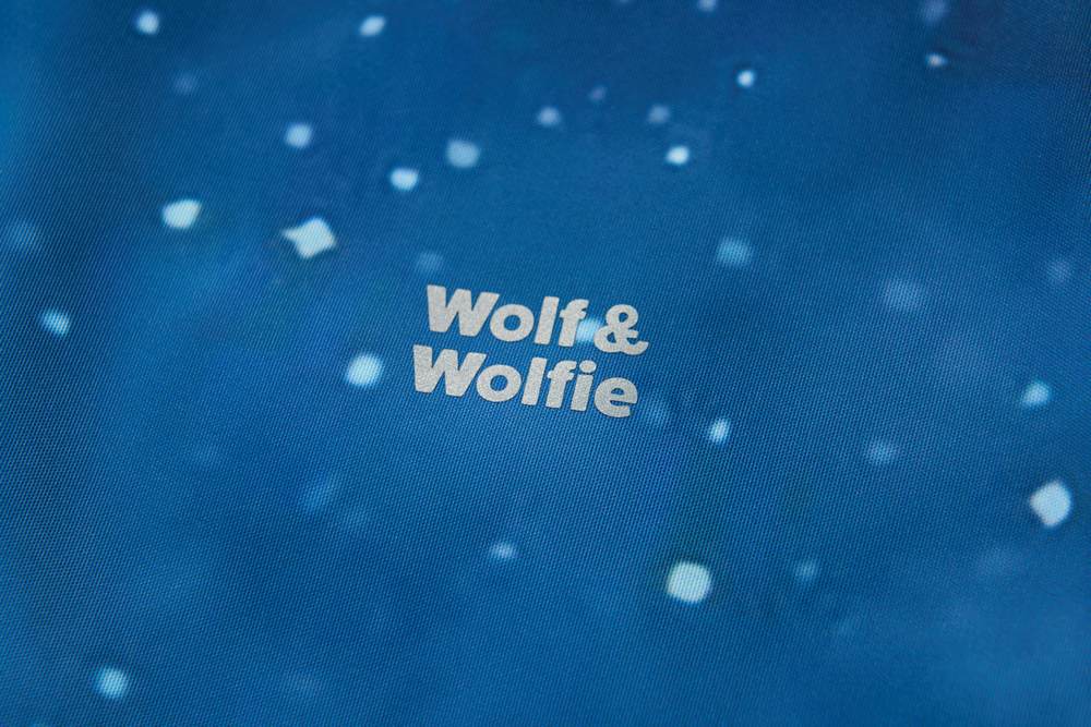 Chlapecká podzimní/jarní bunda Wolf & Wolfie B2562 černá s modrou