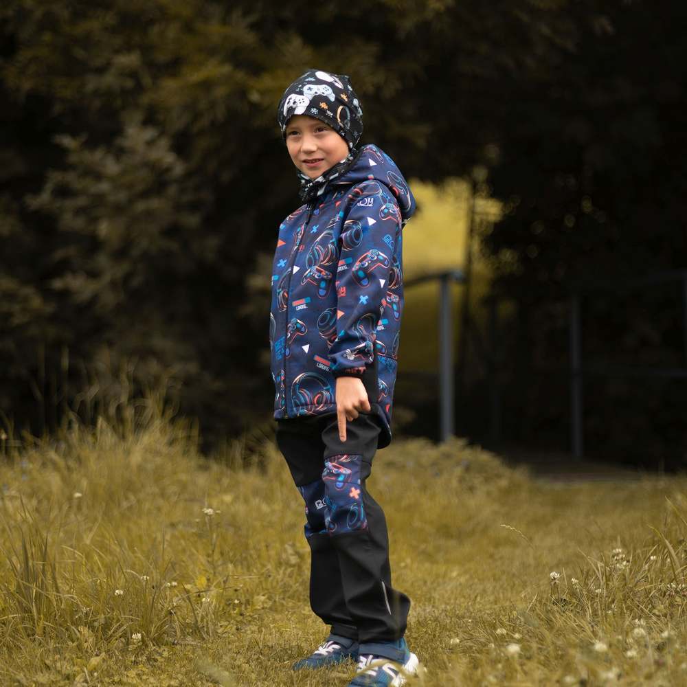 Dětské softshellové kalhoty Esito s fleecem DUO Play and go