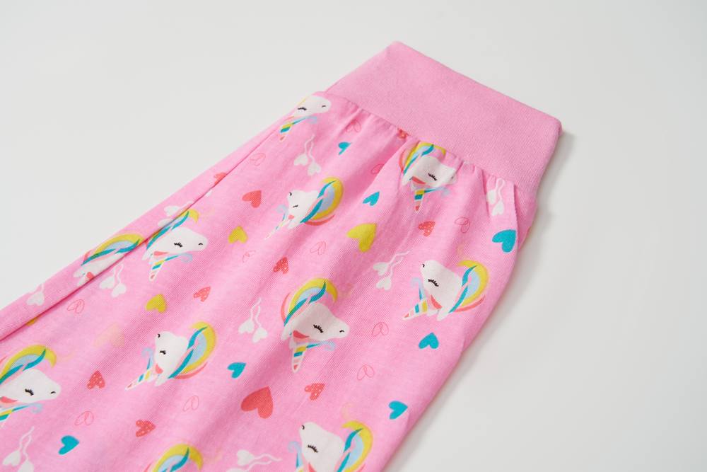 Dívčí pyžamo Wolf & Wolfie S2552 tmavě růžové