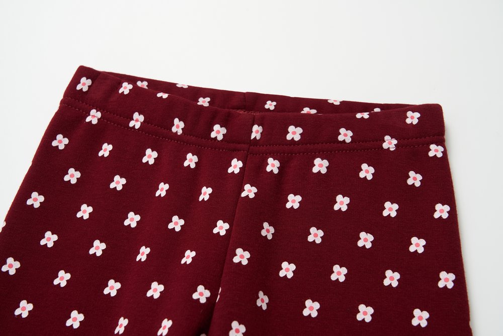 Dívčí zateplené legíny Wolf & Wolfie T2528 černé vzor