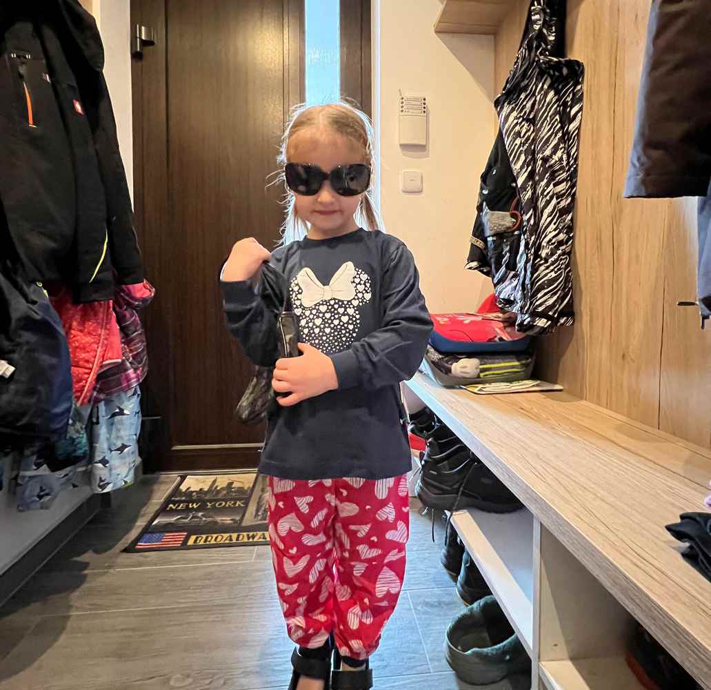 Dívčí pyžamo Betty Mode Minnie tmavě modré