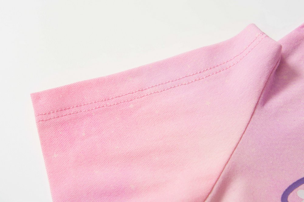 Dívčí šaty Wolf & Wolfie S2615 - růžová batika