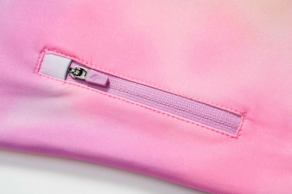 Outdoorová dívčí mikina Wolf M2642 růžová duhová