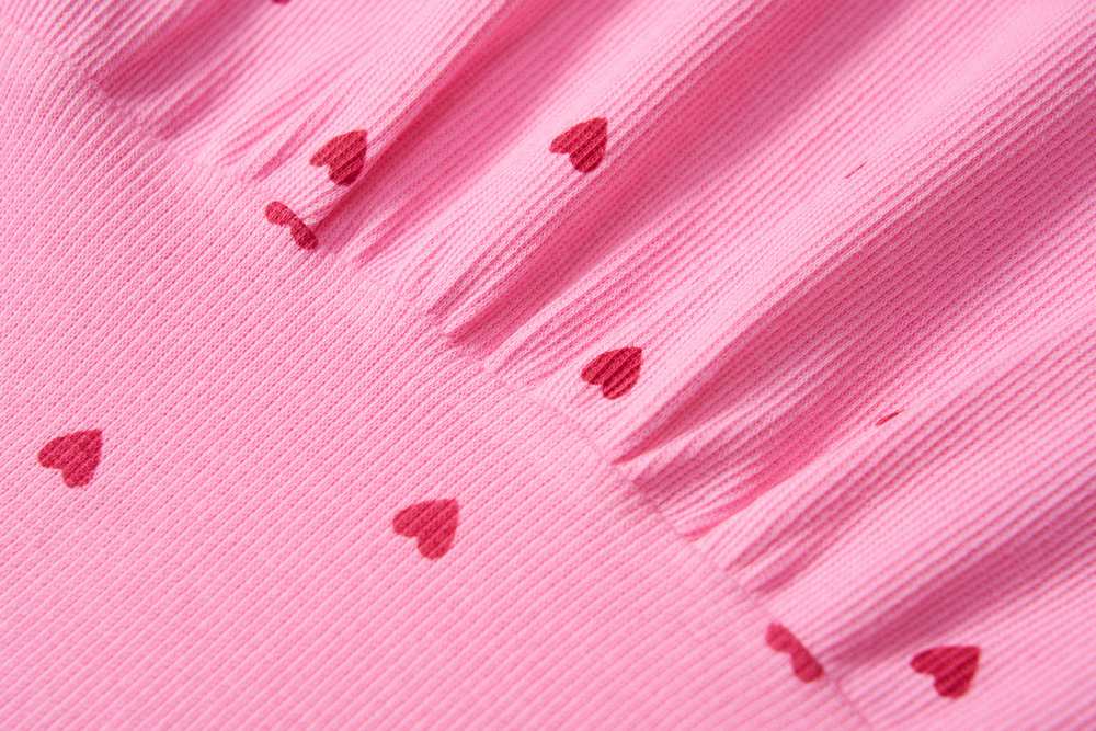 Dívčí šaty Wolf & Wolfie S2614B růžové