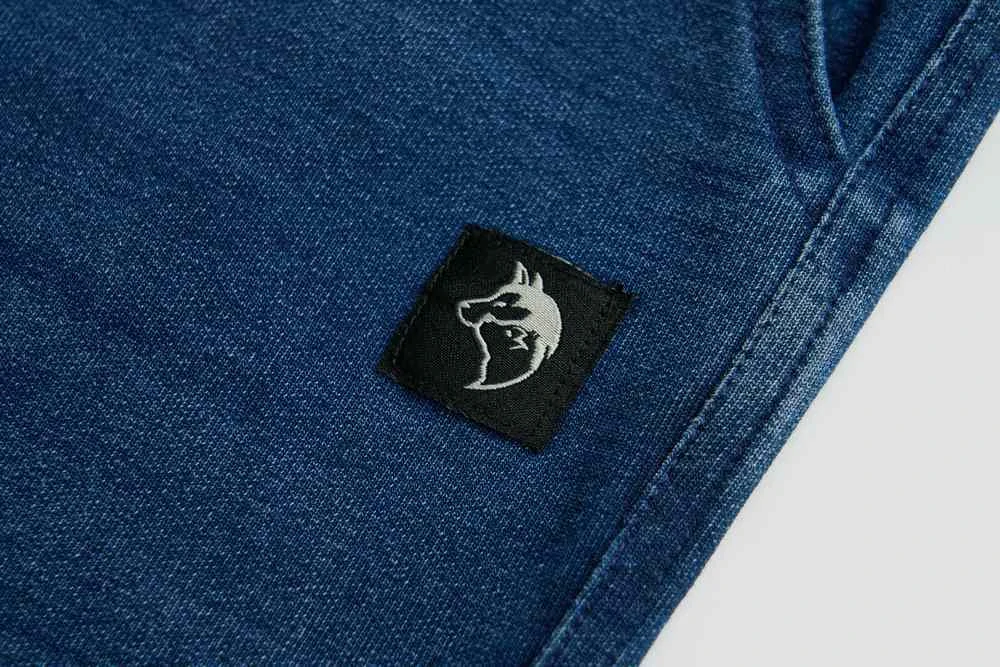 Sportovní kalhoty Wolf T2662B (imitace rifoviny) modré