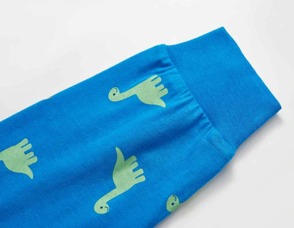 Chlapecké pyžamo Wolf & Wolfie S2655 vel. 98-128 modré dino
