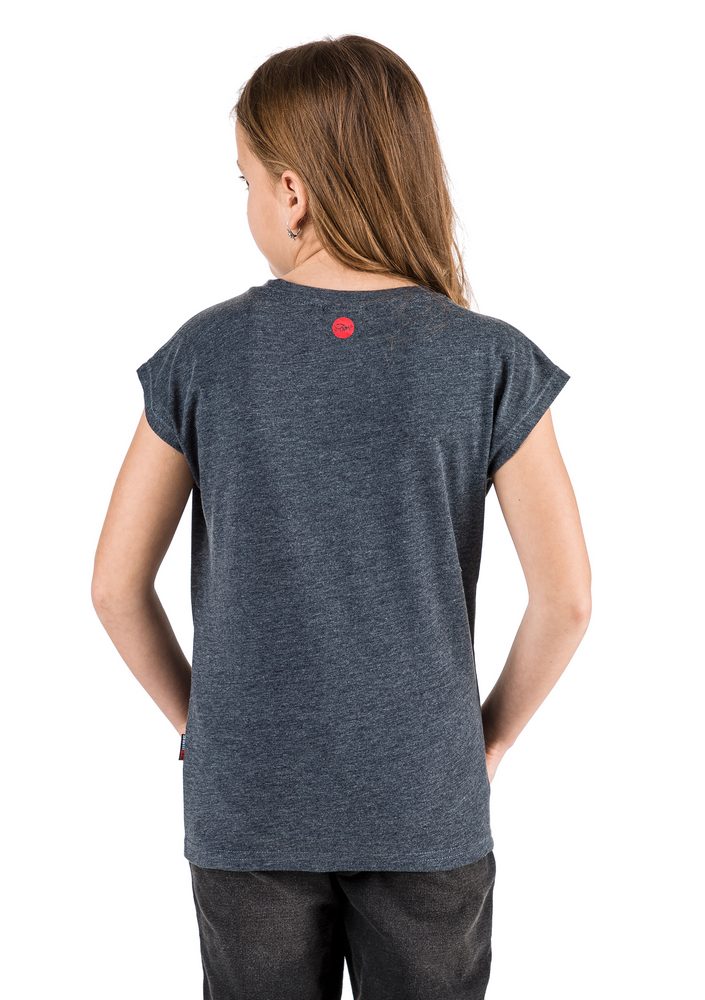 Dívčí tričko SAM73 (GT538) vel. 116 tmavě šedé