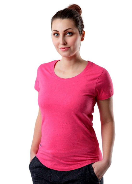 Dámské tričko Loap Bulla tmavě růžové