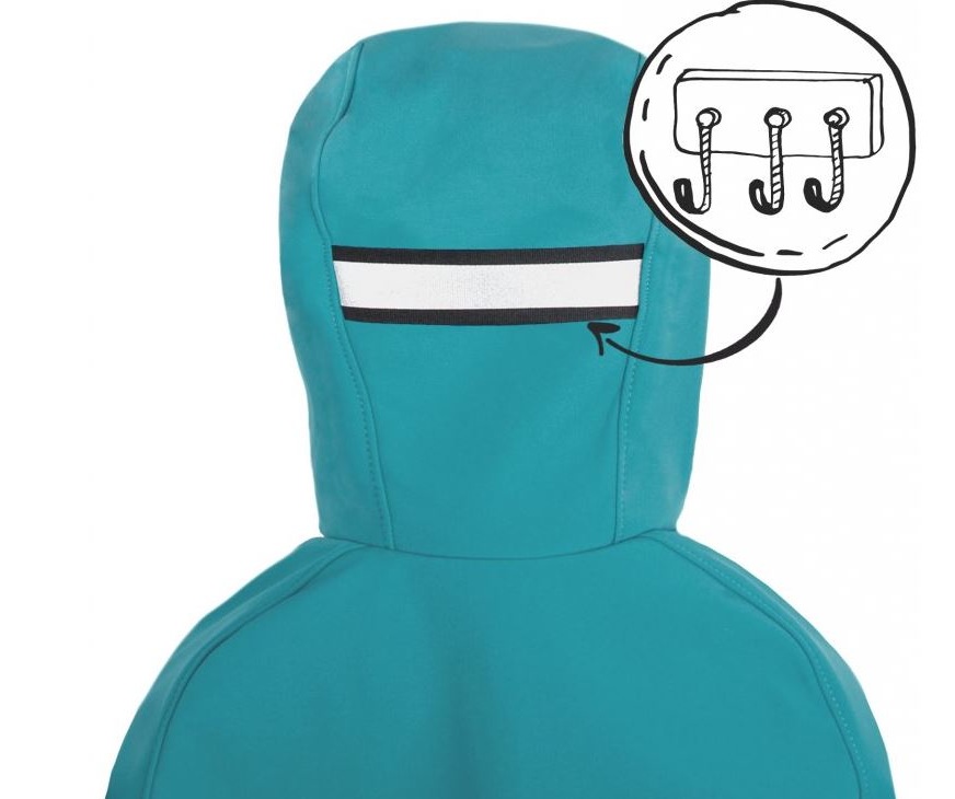 Dětská softshellová bunda s fleecem Unuo kouzelné stromy