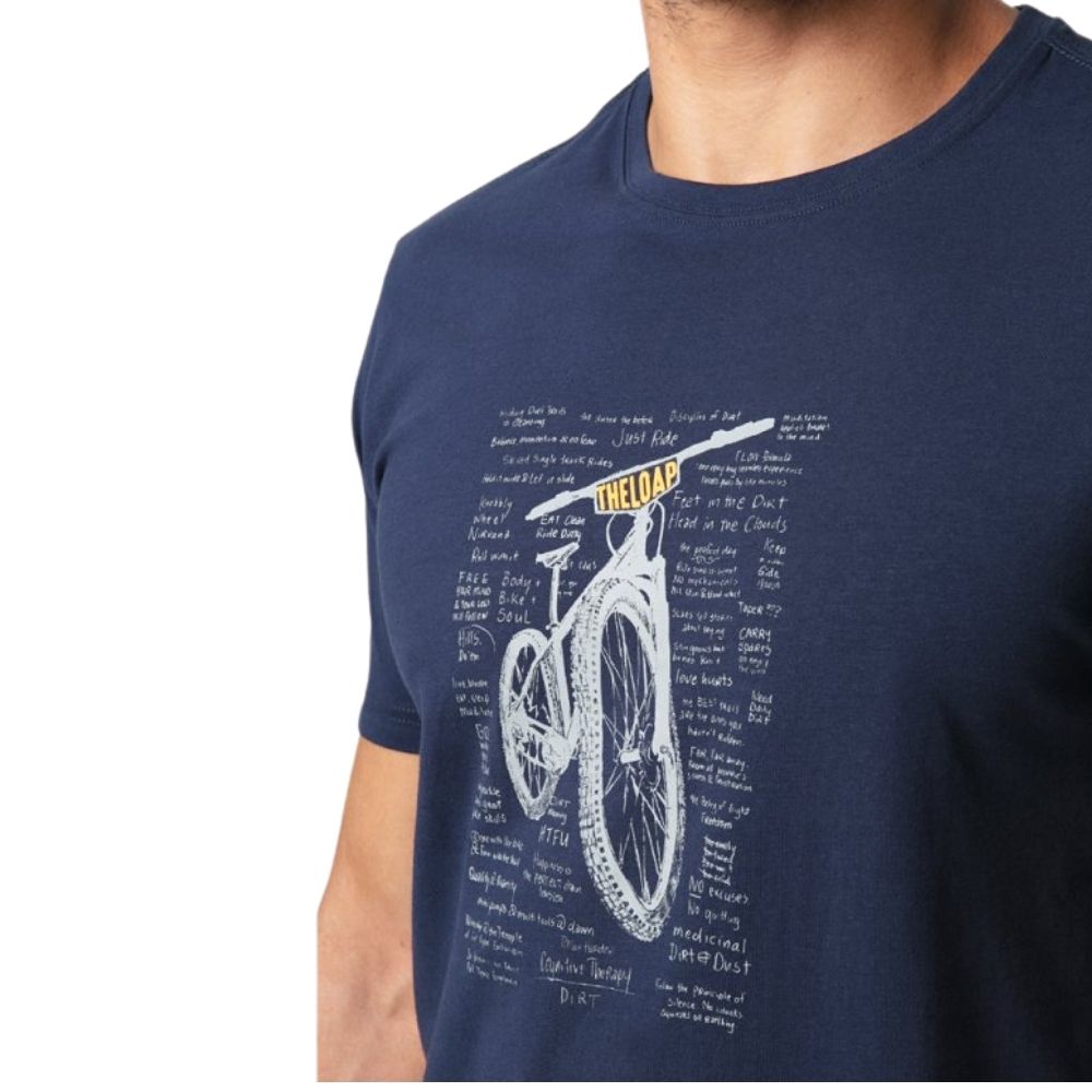 Pánské tričko Loap Alja tmavě modré