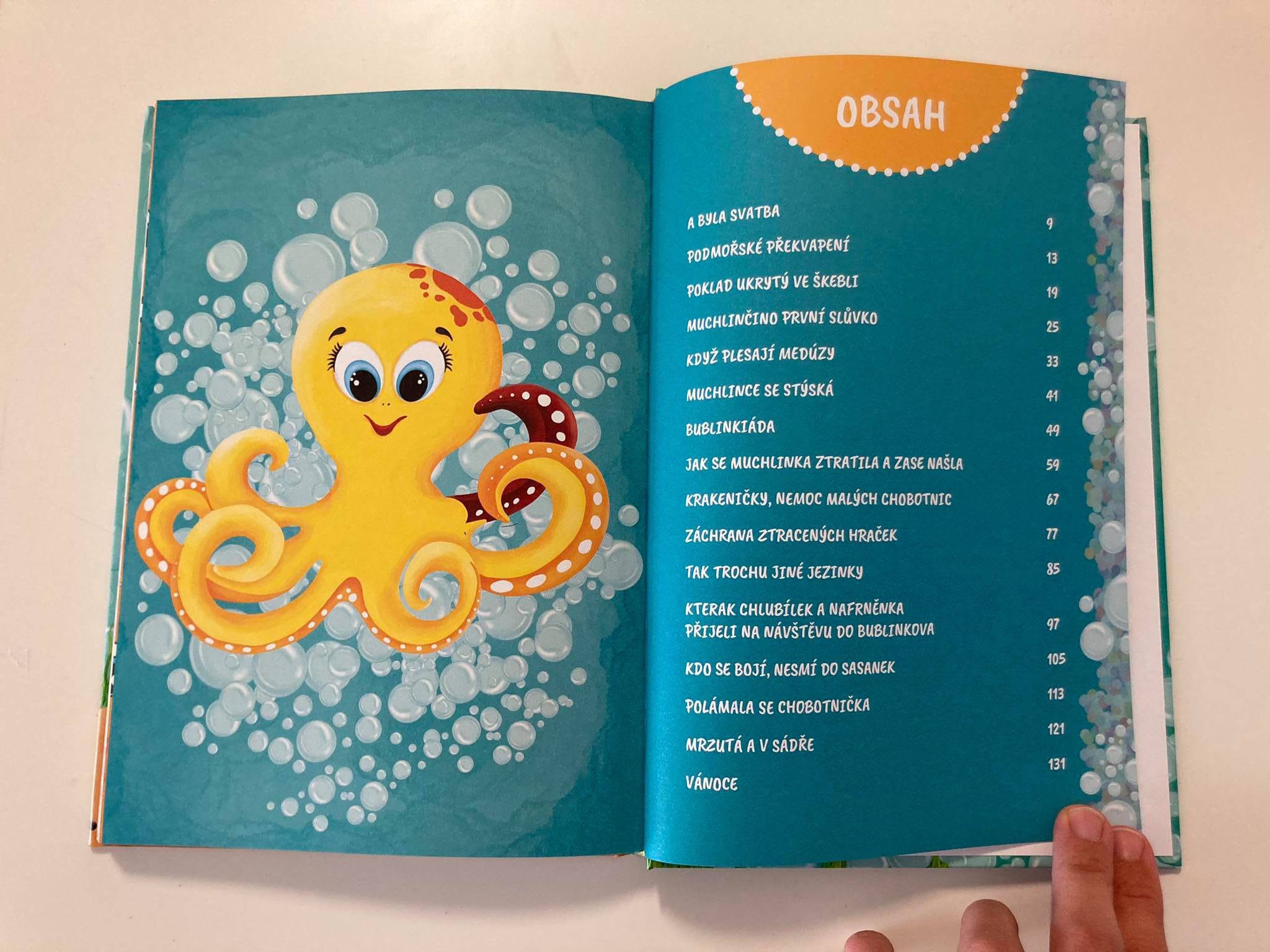 Dětská knížka Muchlinka: Příběhy malé chobotničky pro zvídavé dětičky