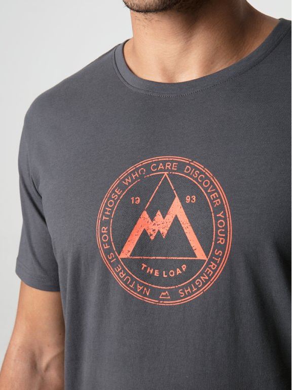 Pánské tričko Loap Beeps šedé