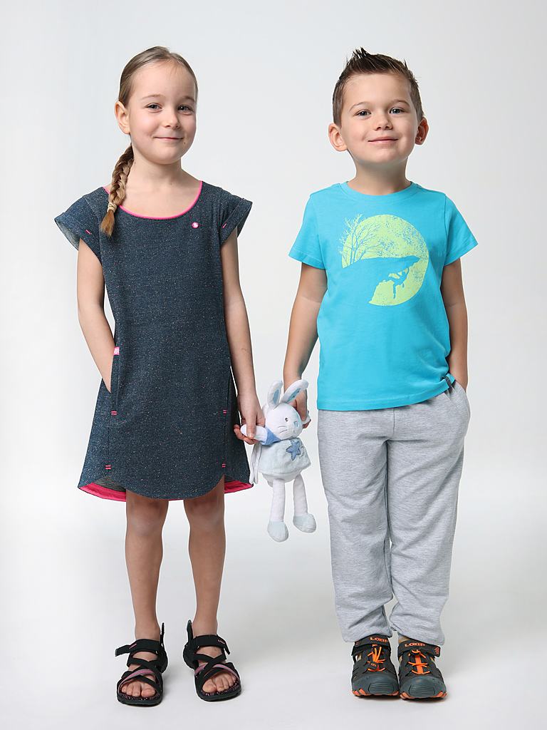 Chlapecké tričko Loap Boobo  (potisk svítí ve tmě) vel. 116 světle modré