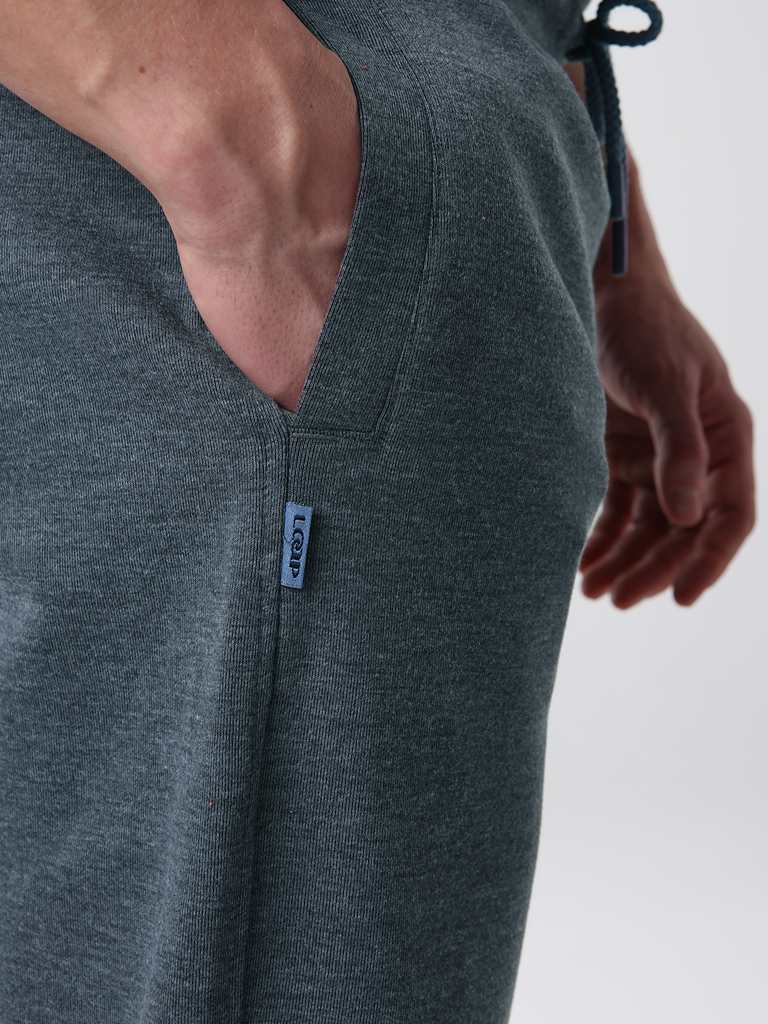 Pánské tepláky Loap Ecyllo tmavě šedé (nohavice dole rovná)