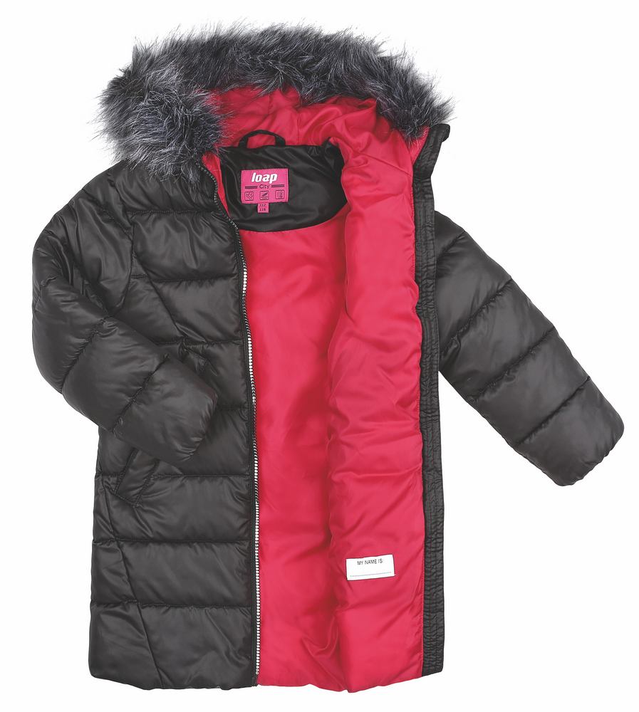 Zimní kabát Loap Intimoss černý