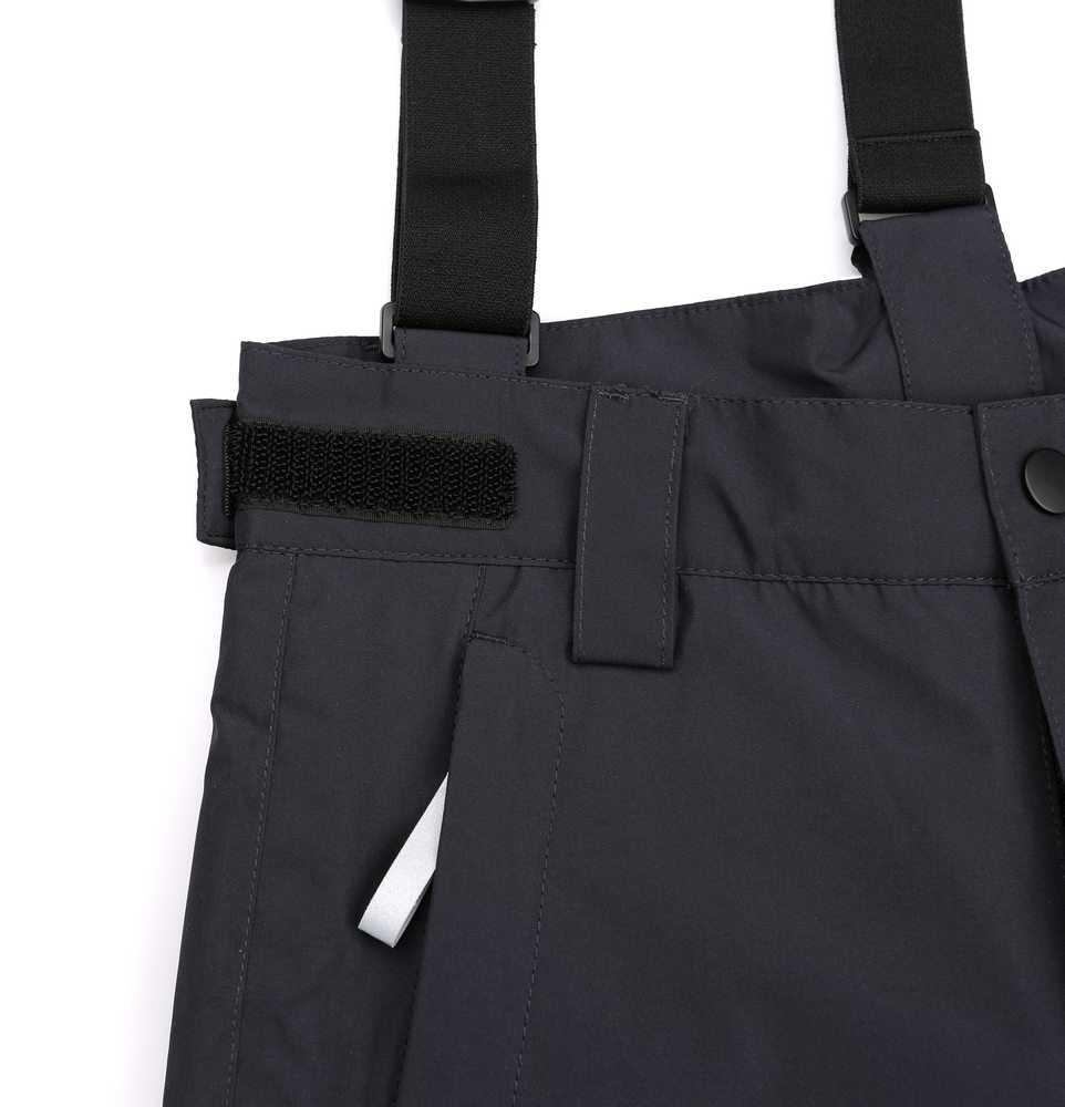 Dětské lyžařské kalhoty / oteplováky Fumo grafitově šedé