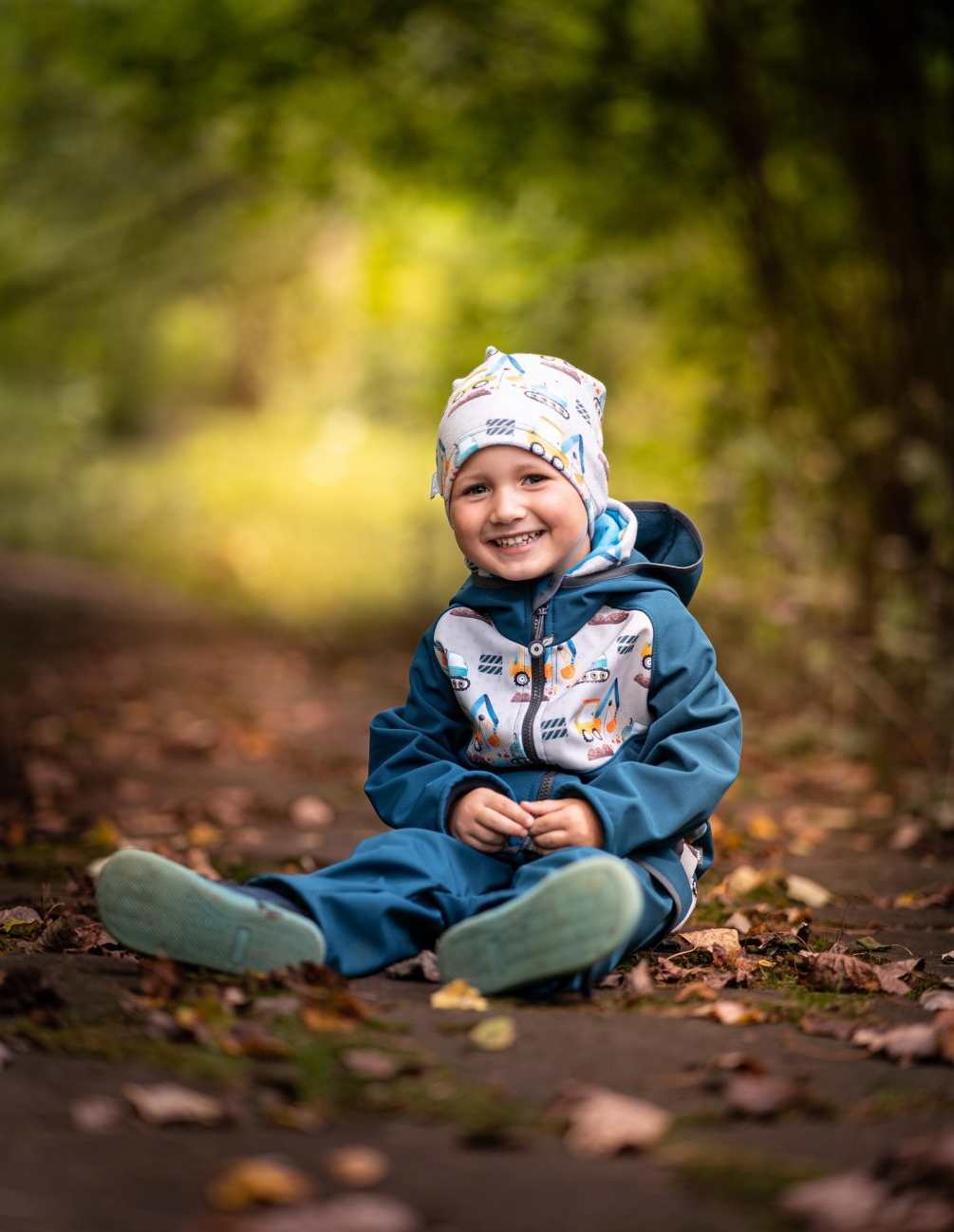 Fleecová čepice Unuo bagry