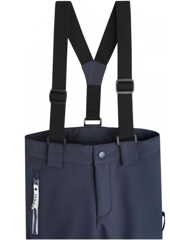 Dětské lyžařské softshellové kalhoty Loap Lovelo tmavě šedé