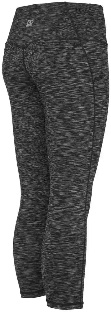 Dámské 3/4 legíny Loap Mafia černé žíhané