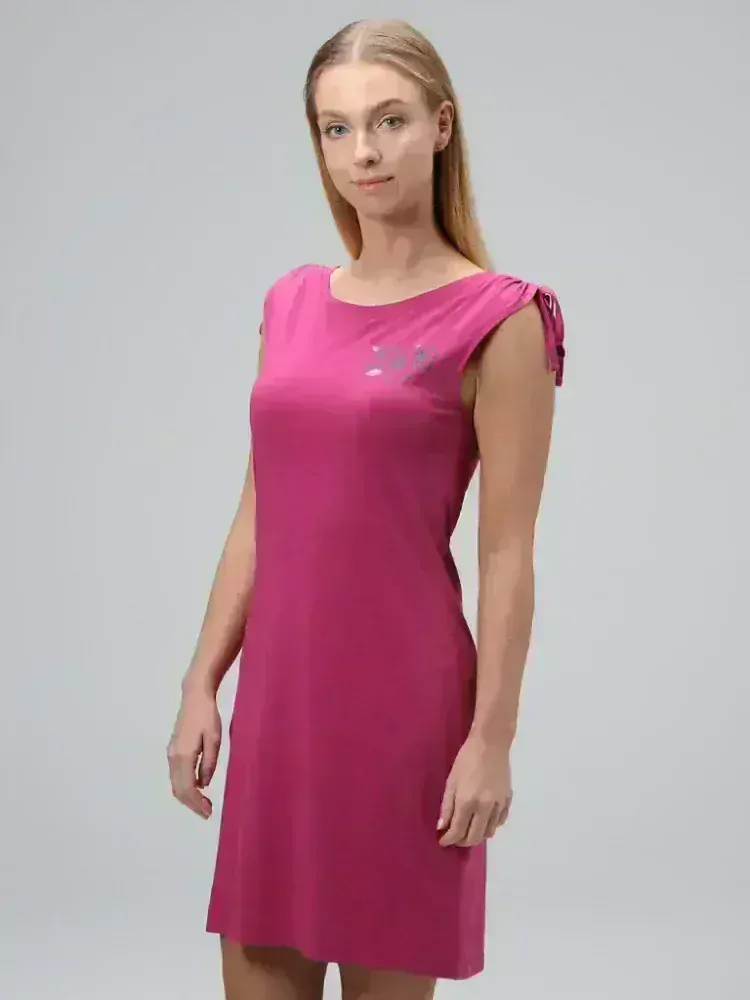 Dámské šaty Loap Asasbeda tmavě růžové