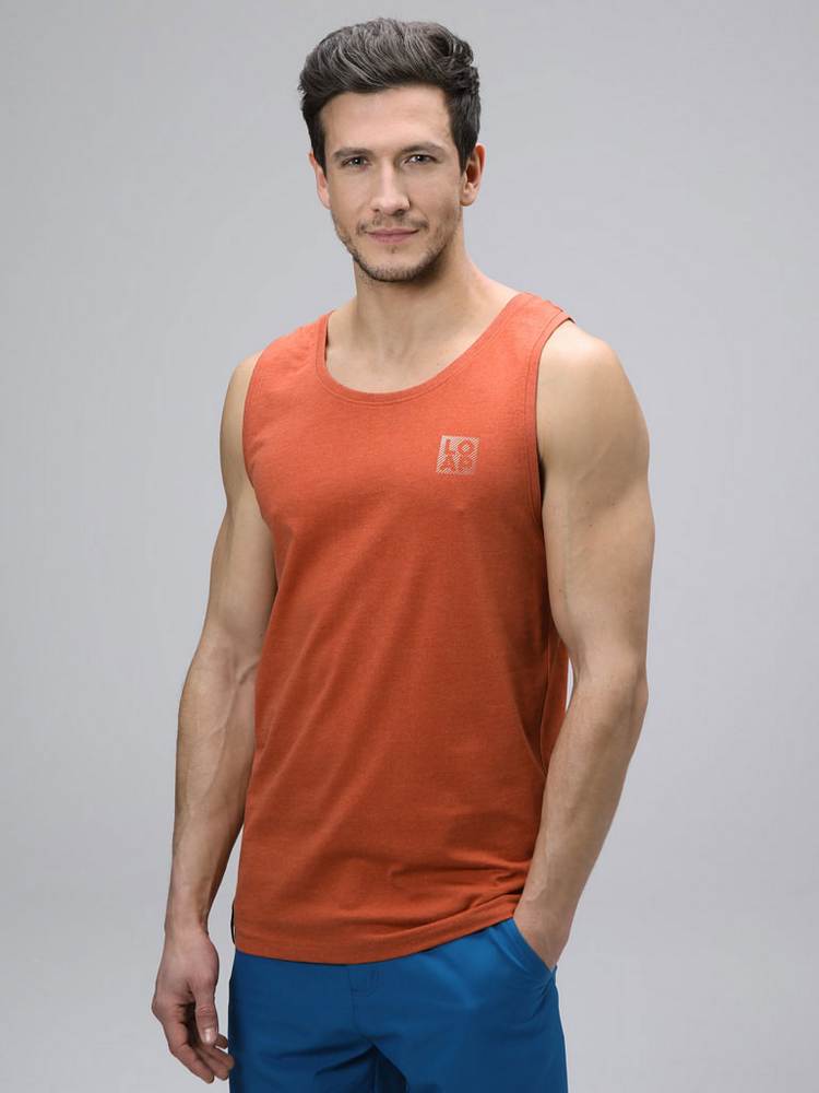 Pánské tílko Loap Bevon cihlové