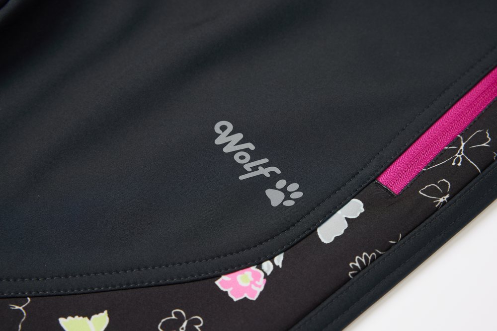 Dívčí softshellové kalhoty Wolf s fleecem B2499B vel. 104 černé