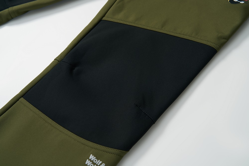 Chlapecké softshellové kalhoty Wolf & Wolfie s fleecem  B2596 černé