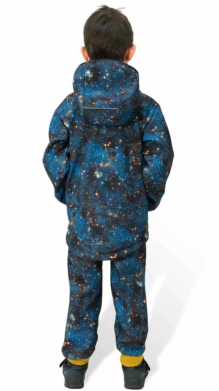 Dětská jarní/podzimní softshellová bunda Esito s fleecem duo GALAXIE