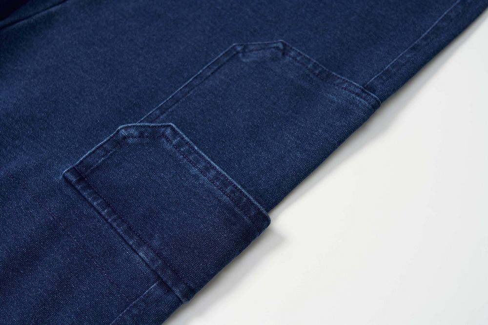 Sportovní kalhoty Wolf & Wolfie T2661 (imitace rifloviny) modré