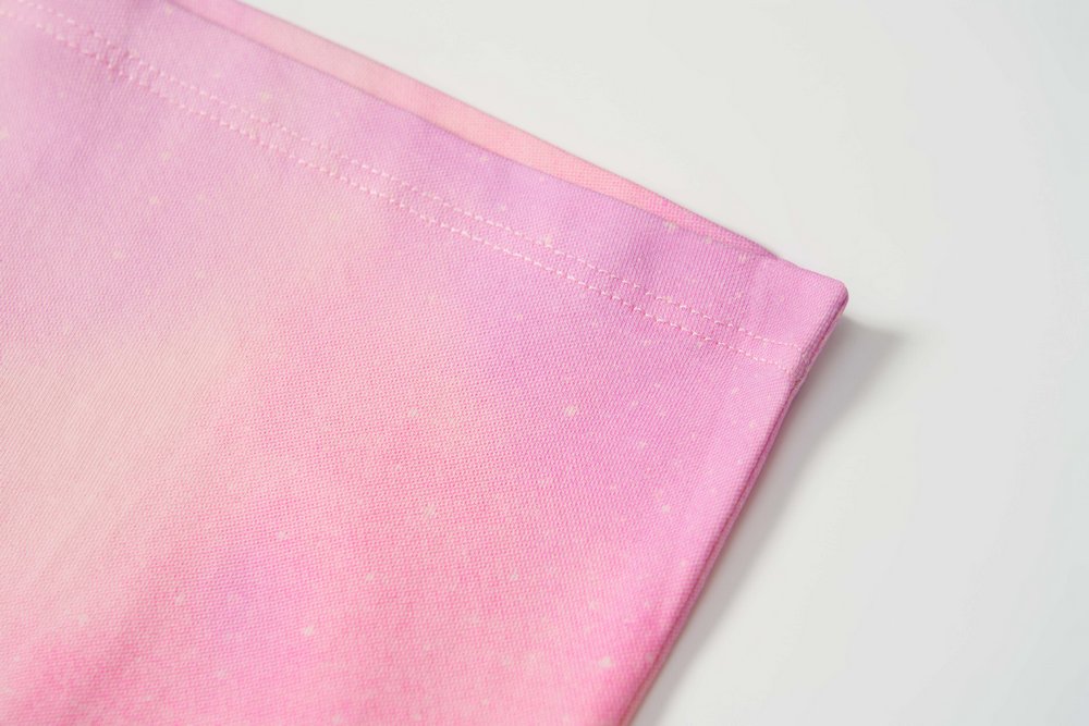 Dívčí šaty Wolf & Wolfie S2615 - růžová batika