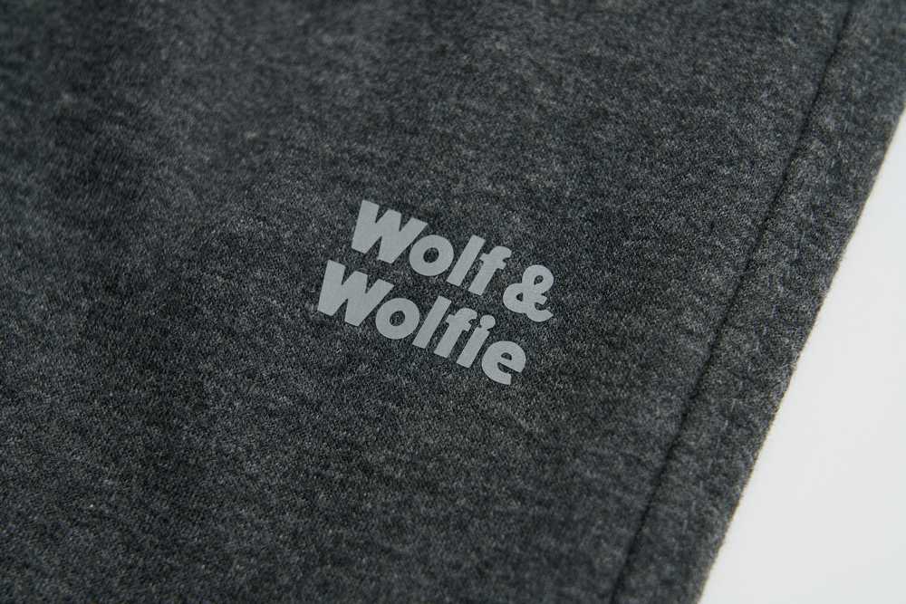 Pánské tepláky Wolf & Wolfie T2675C tmavě šedé (rovná nohavice)